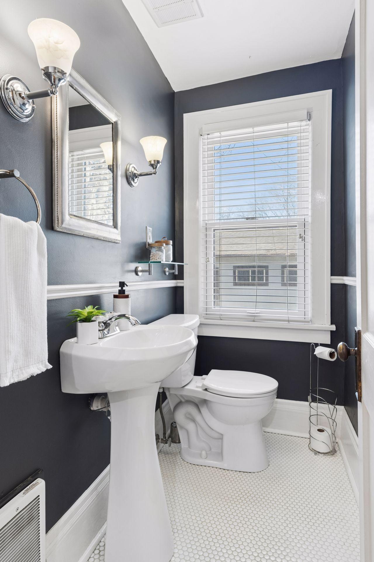 Main floor powder bath