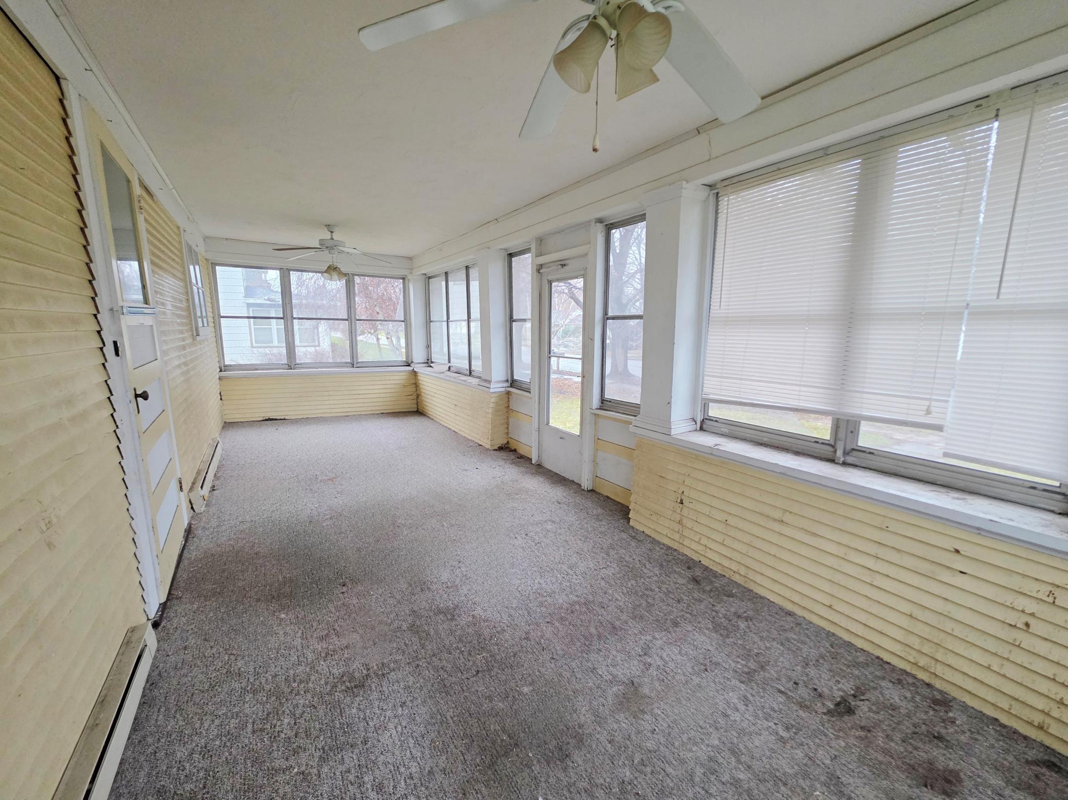 Front porch has a lot of room and great place to hang out!