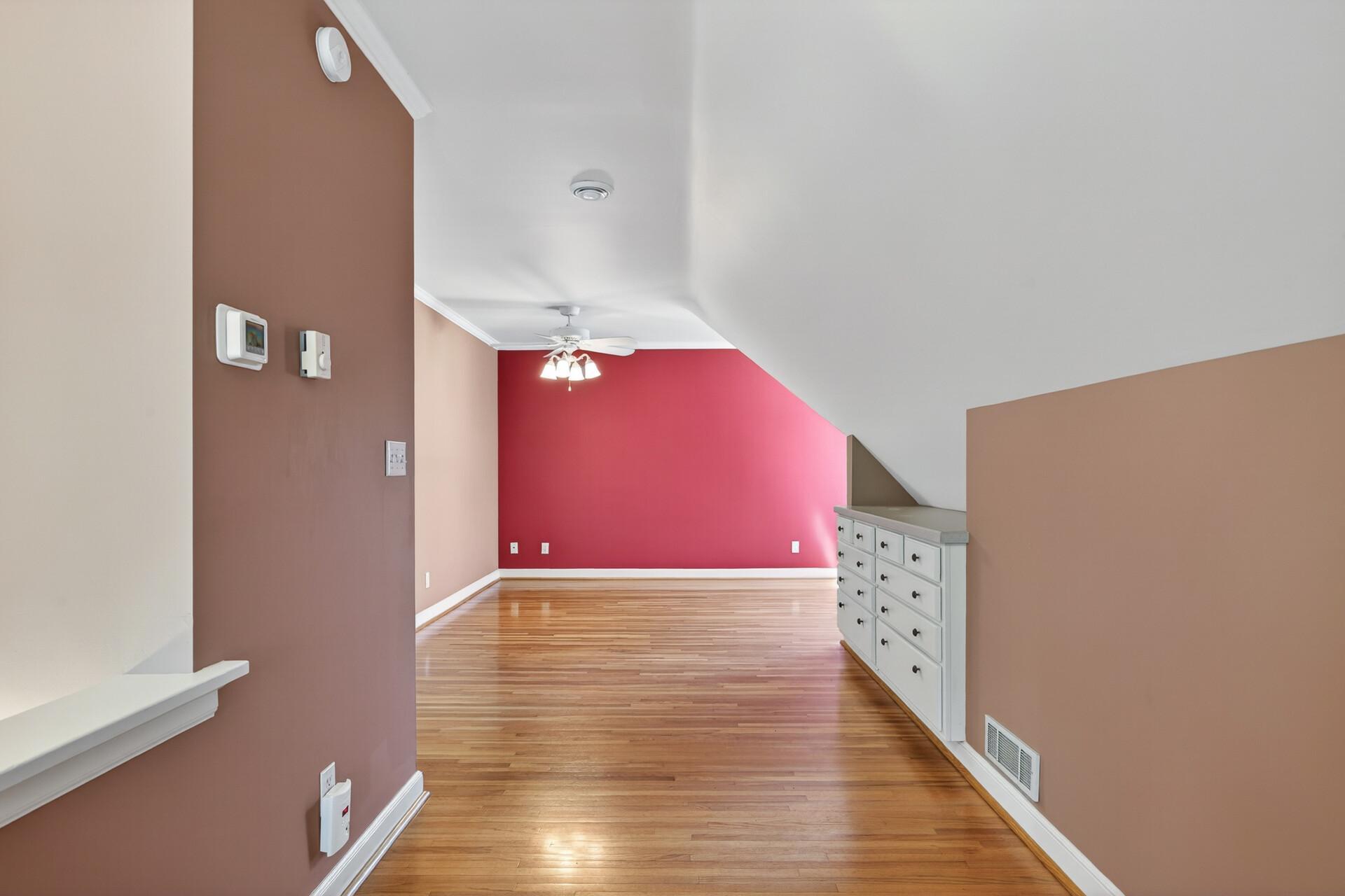 Upper level primary bedroom