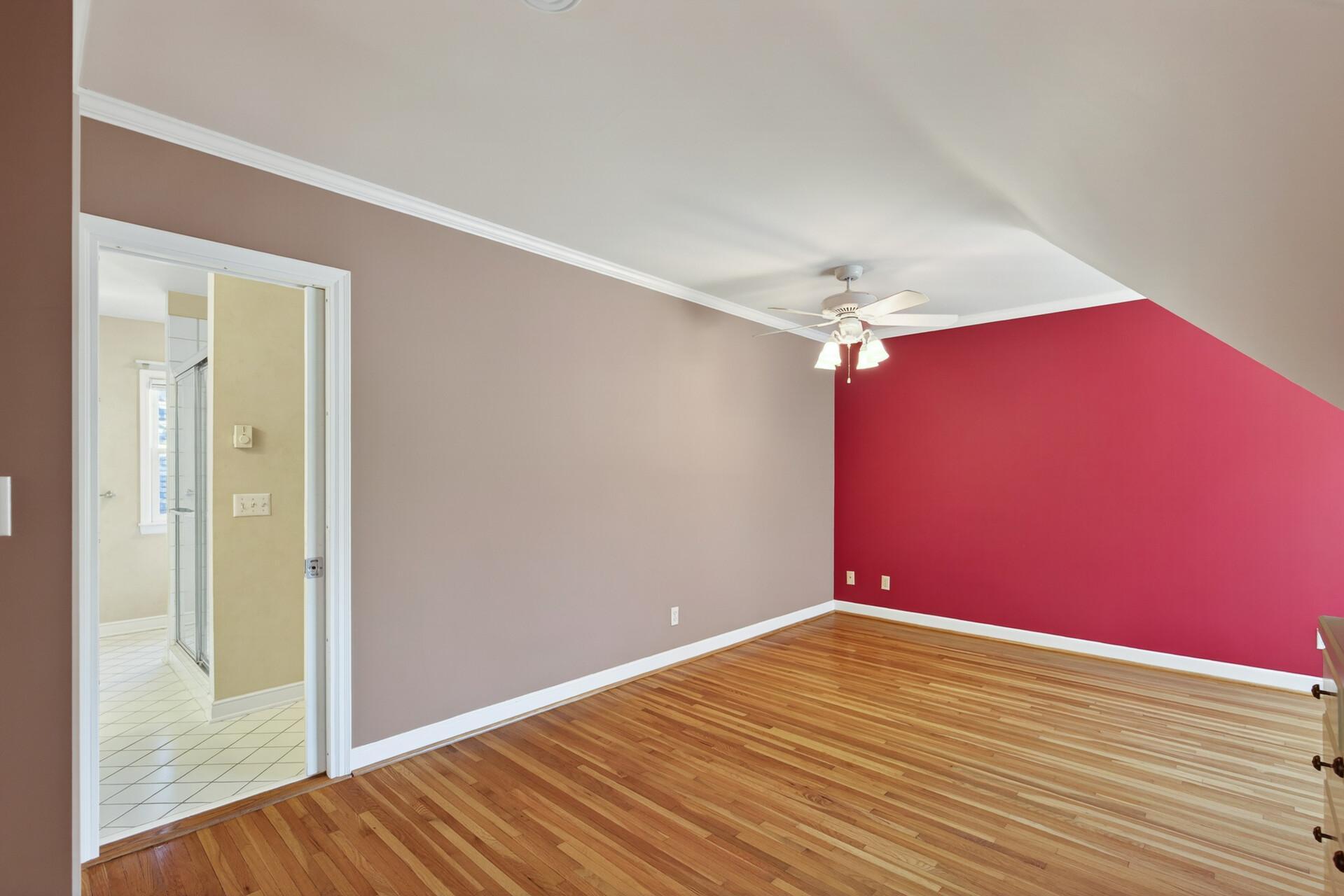 Upper level primary bedroom
