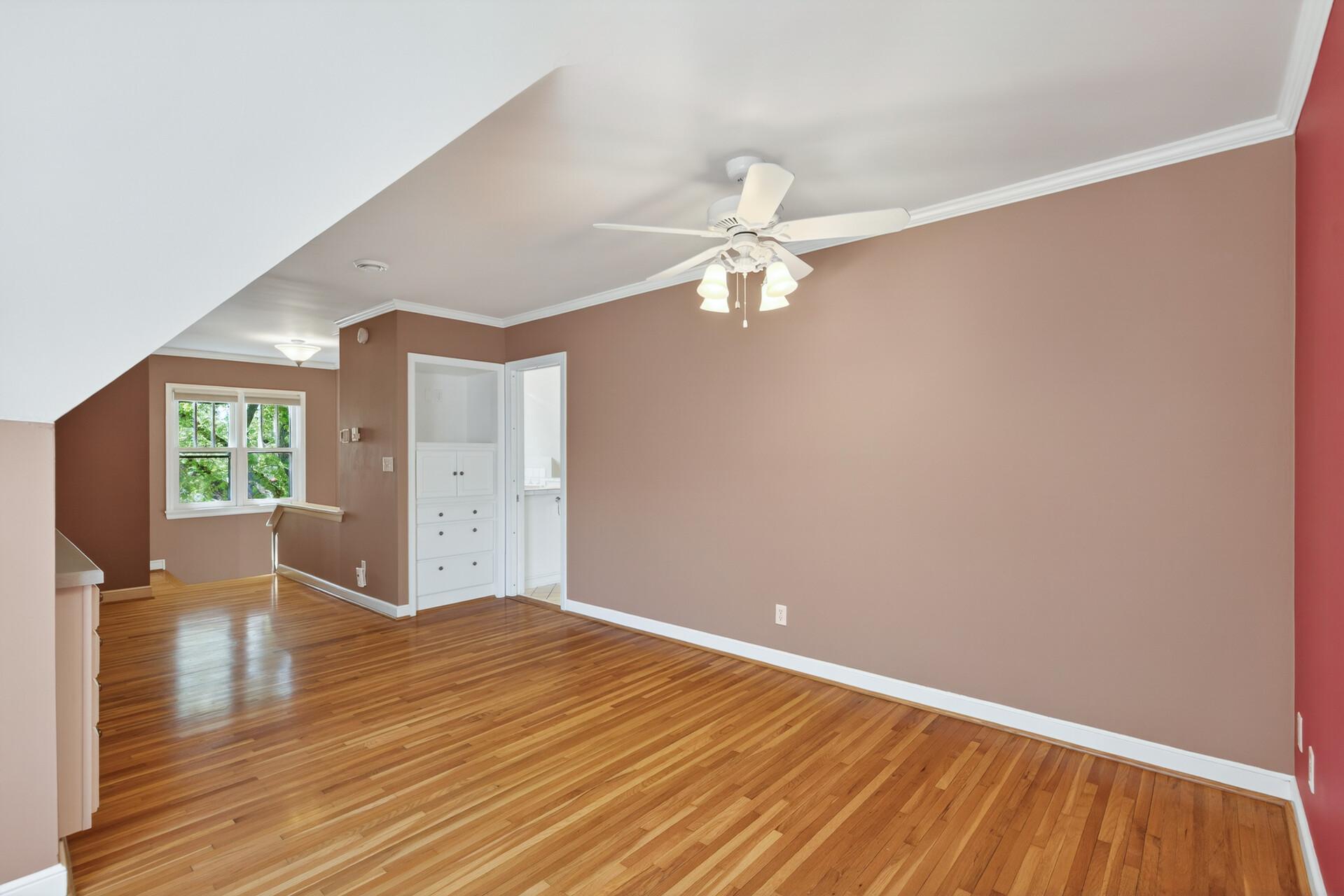 Upper level primary bedroom