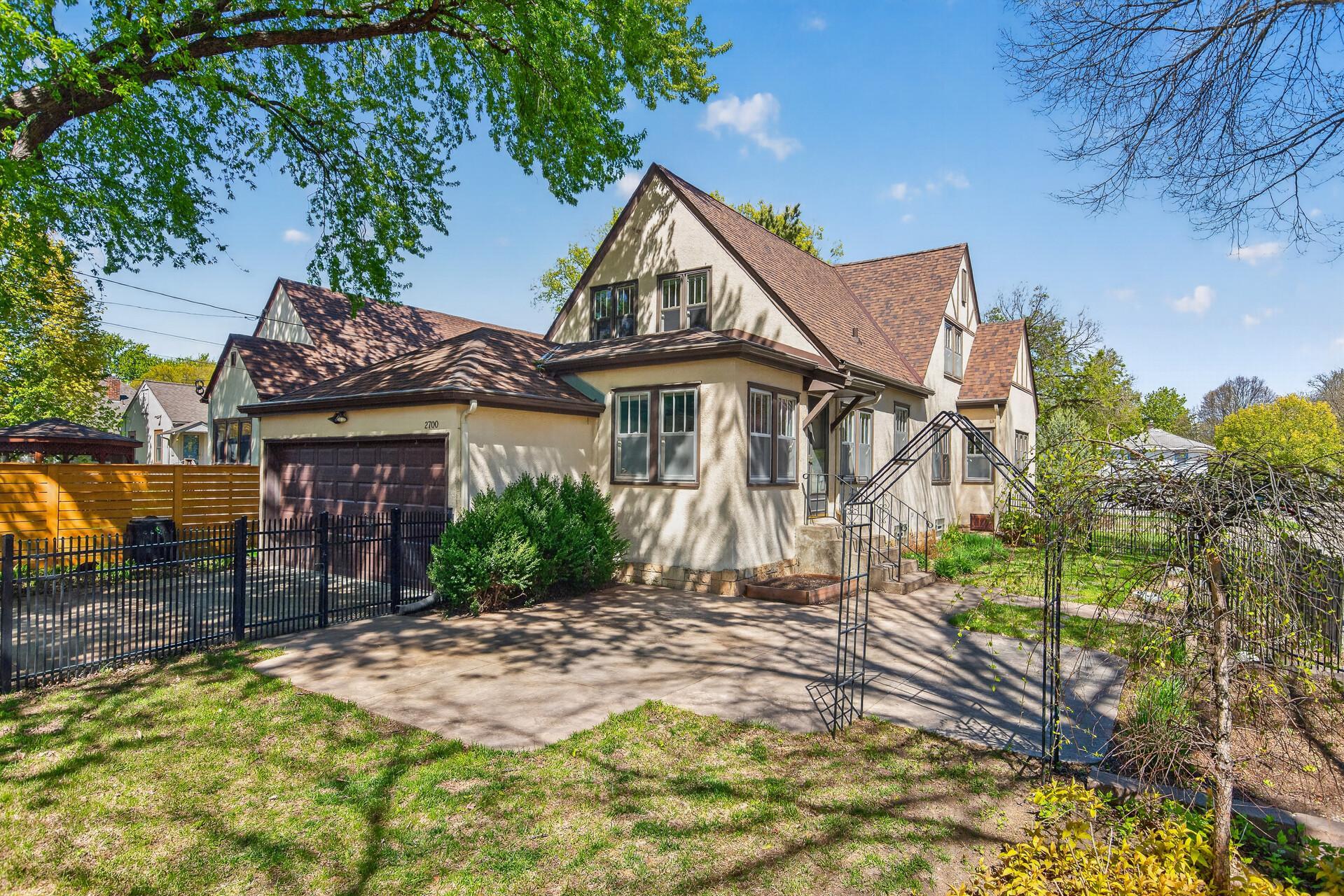 Southwest corner of property