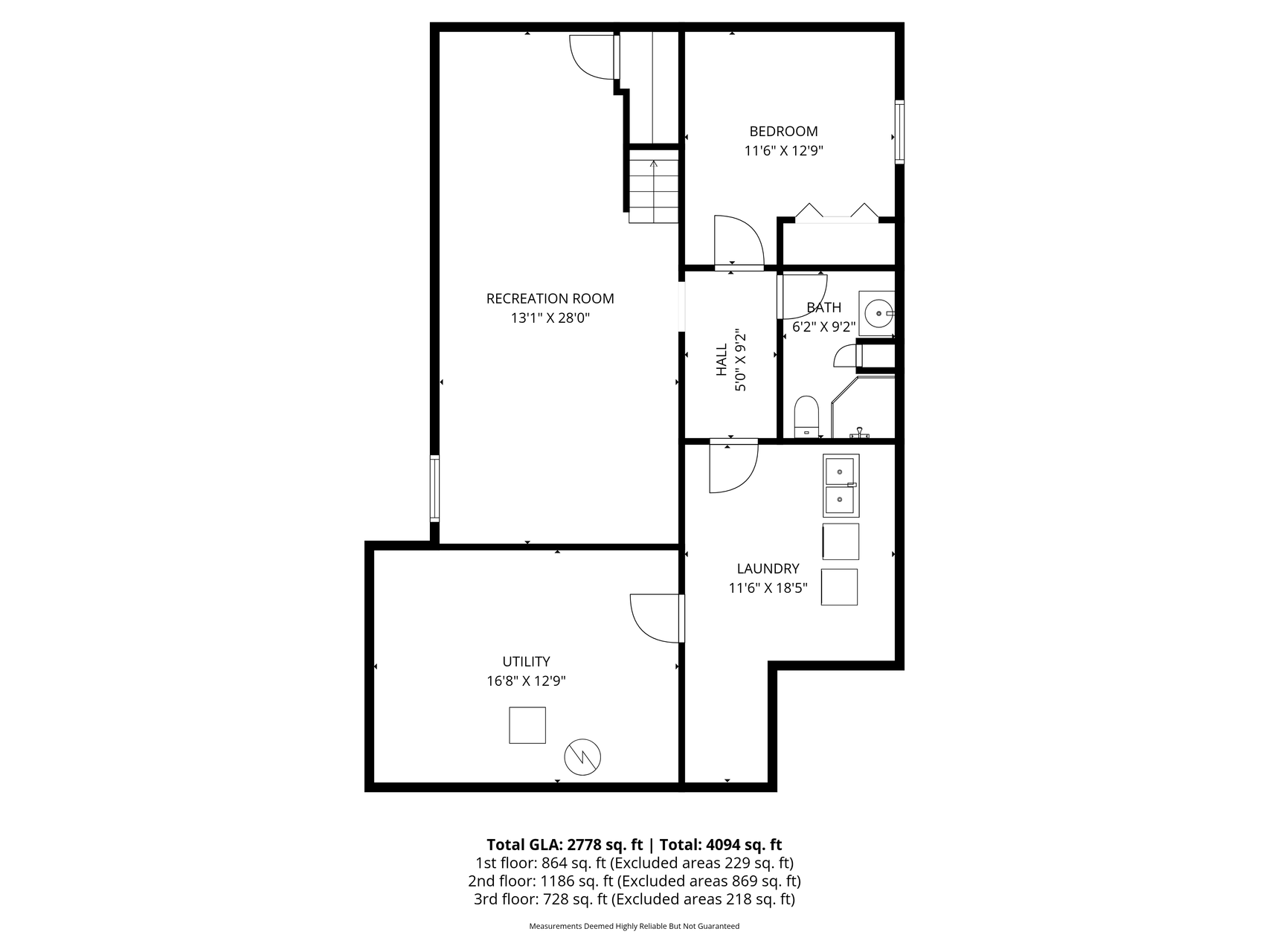 Layout: lower level