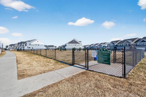 This community has a private dog park for residents only!