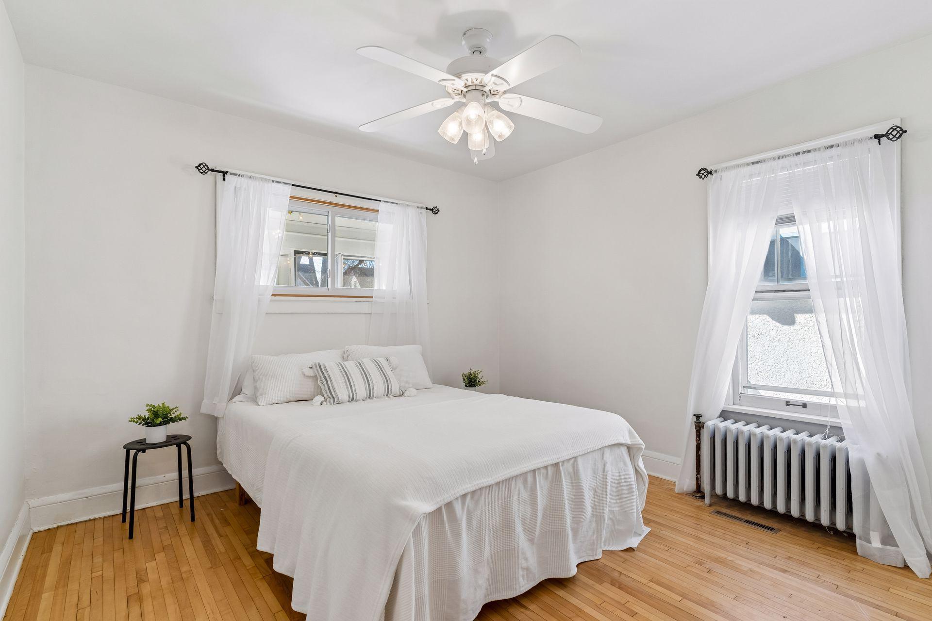 Front main floor bedroom.