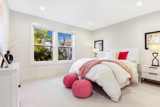 Bright and inviting, this second Jack and Jill bedroom also offers a generous walk-in closet and convenient access to the shared full bath, creating a perfect balance of privacy and function.