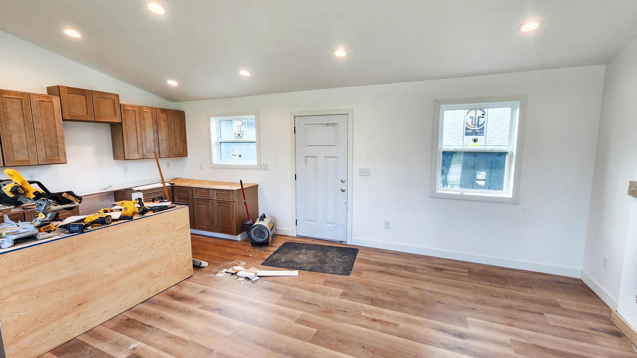 Kitchen and Living Room