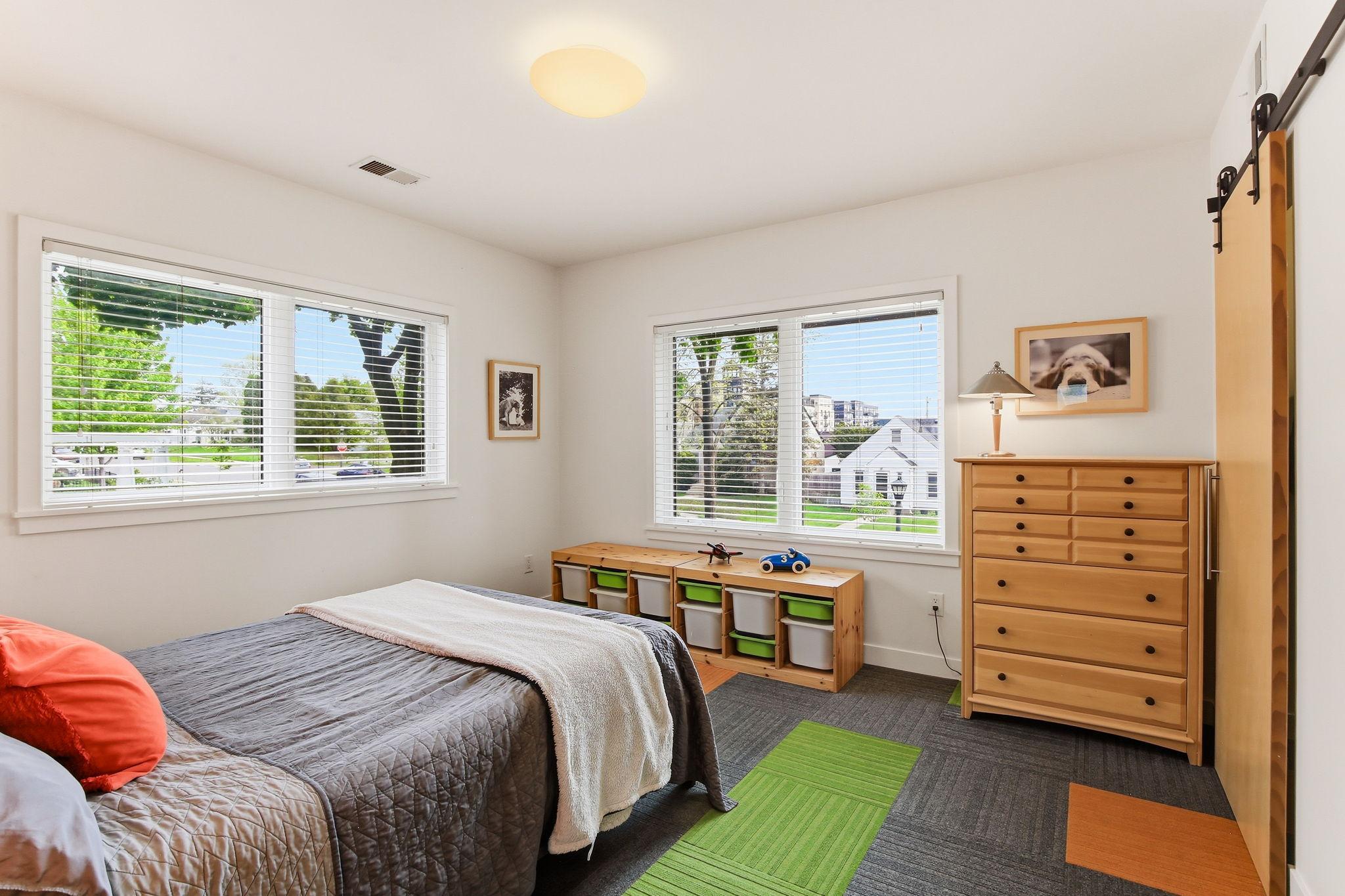 3rd bedroom with beautiful, corner windows!