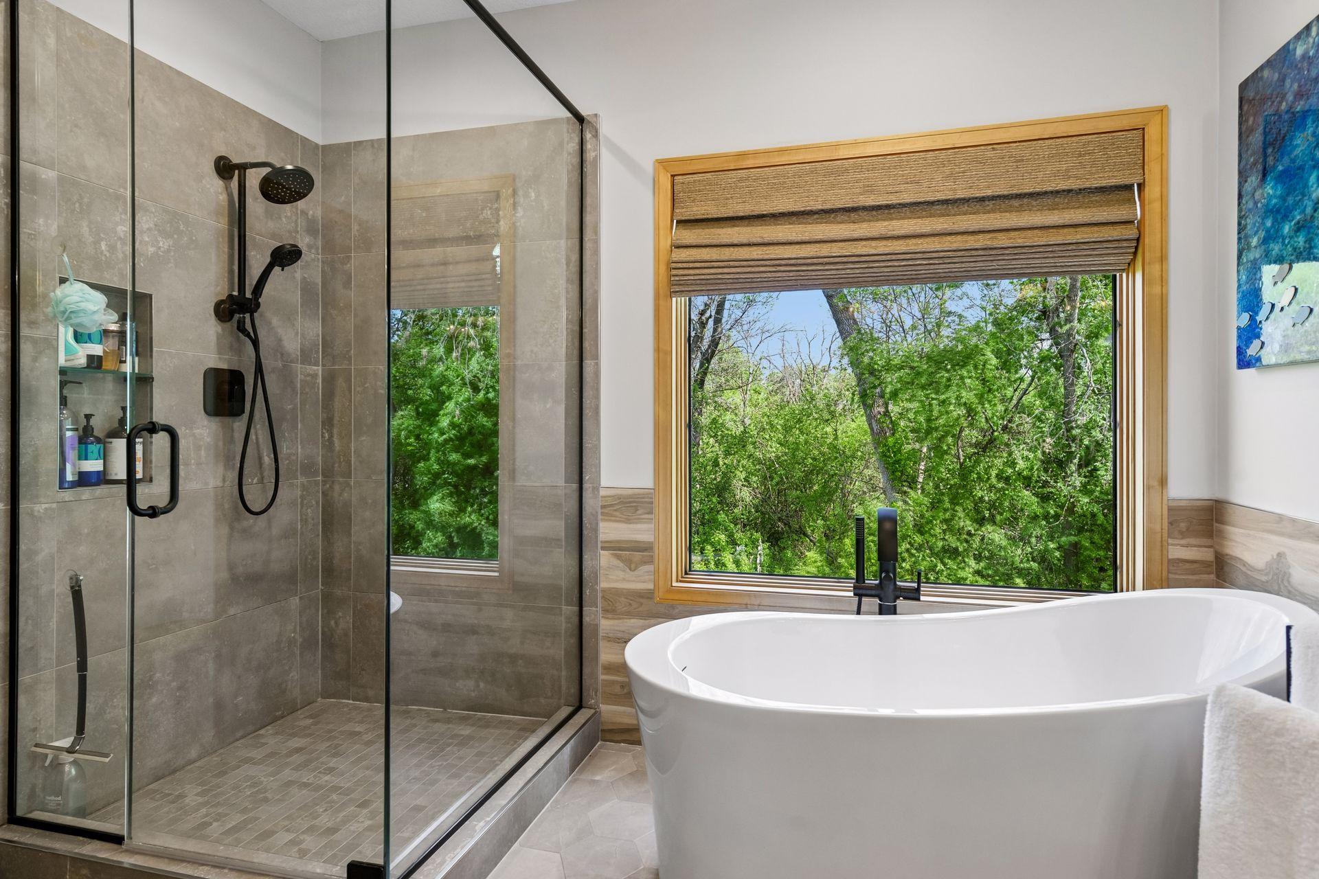 Recently remodeled primary bath...perfect to relax and unwind after a long day!
