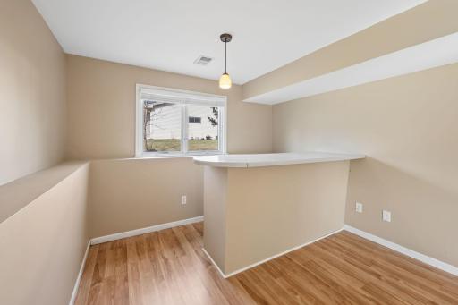 Complete with a wet bar-this is the perfect spot for entertaining!