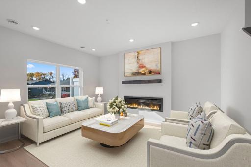 Family Room - Virtually Staged