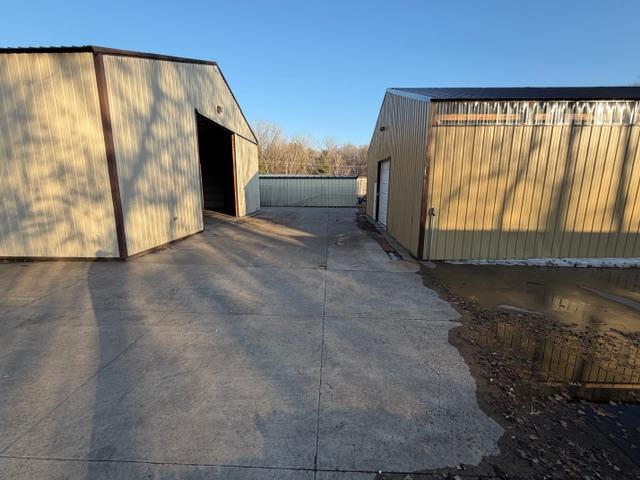 Building C on left; Building B on right