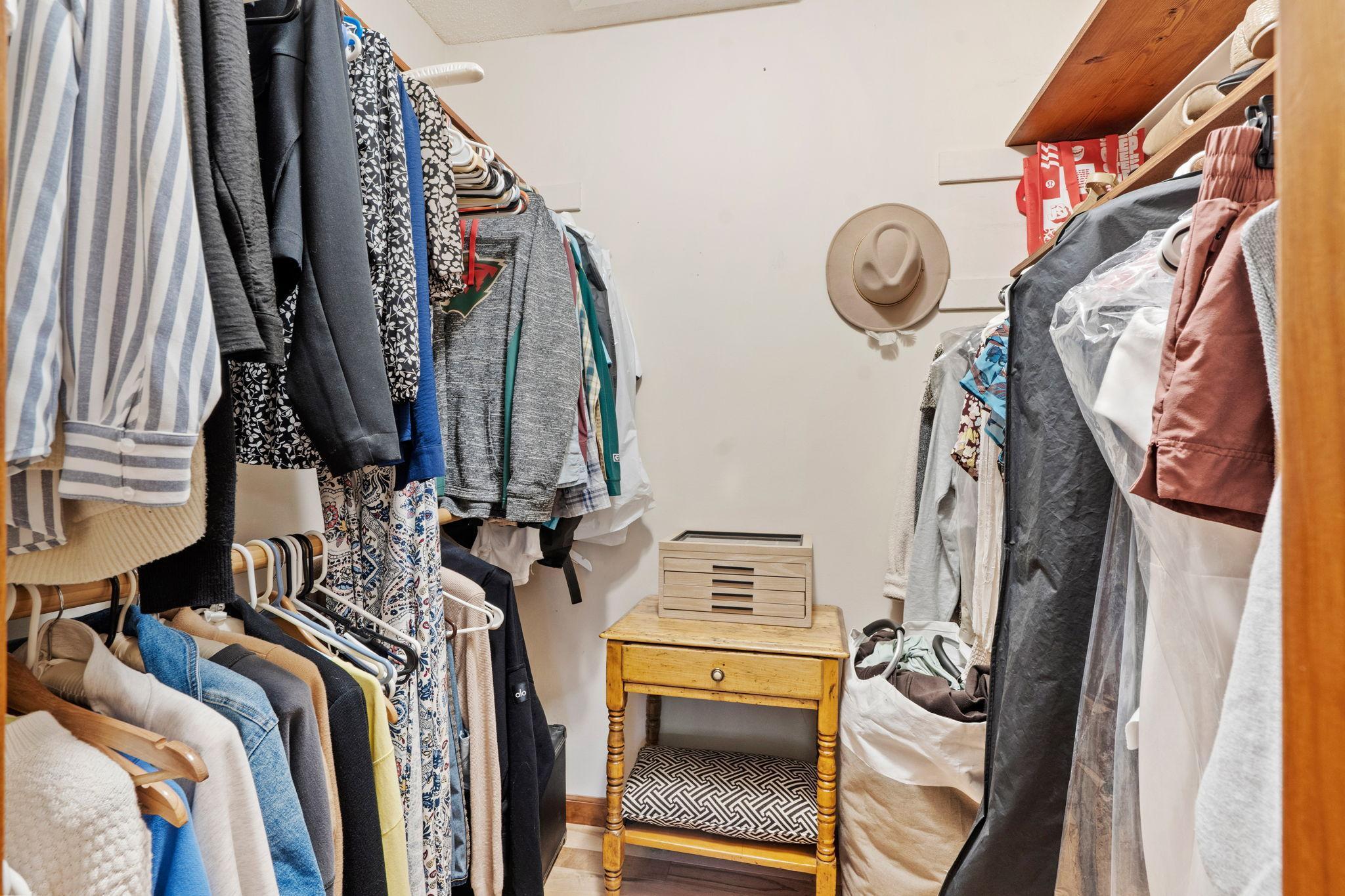 primary walk-in closet