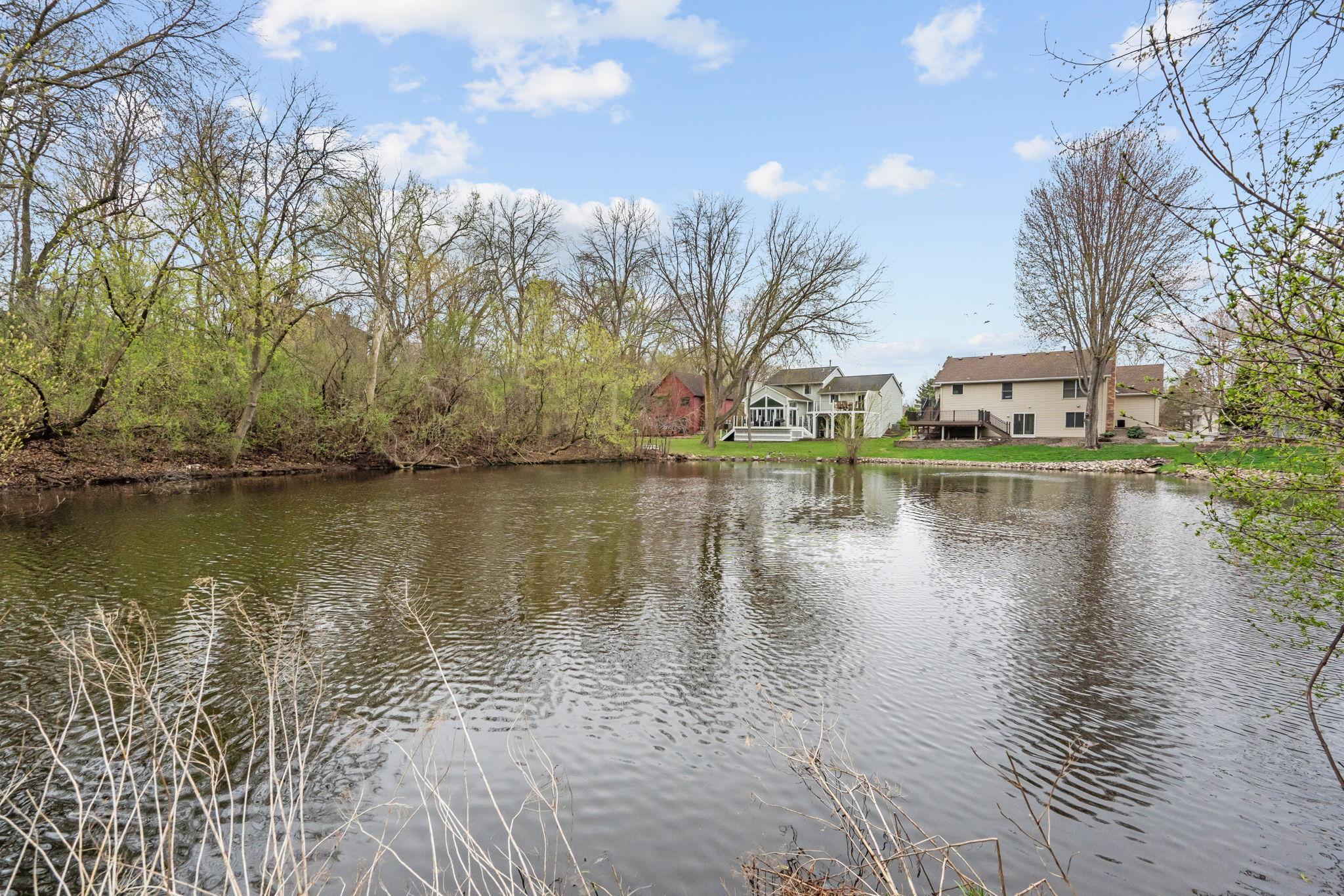Spot wildlife regularly near the adjacent pond!