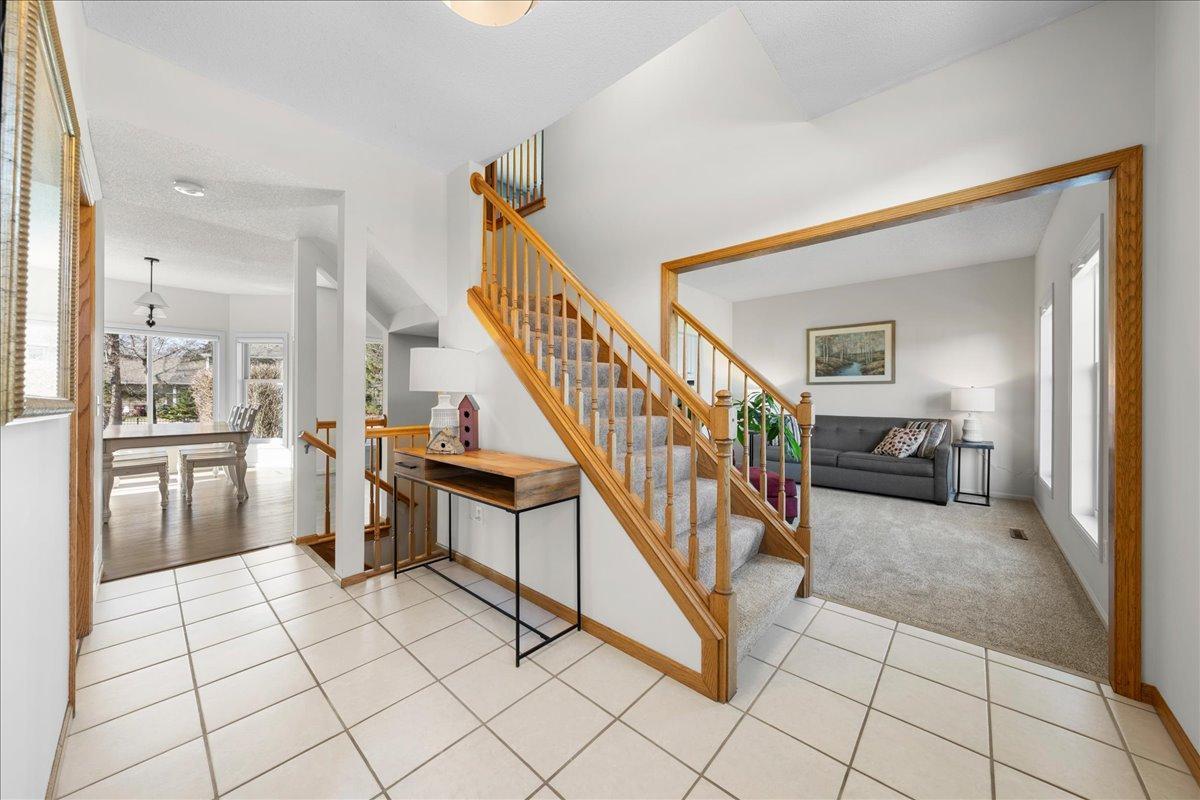 Main level layout seen from foyer area.