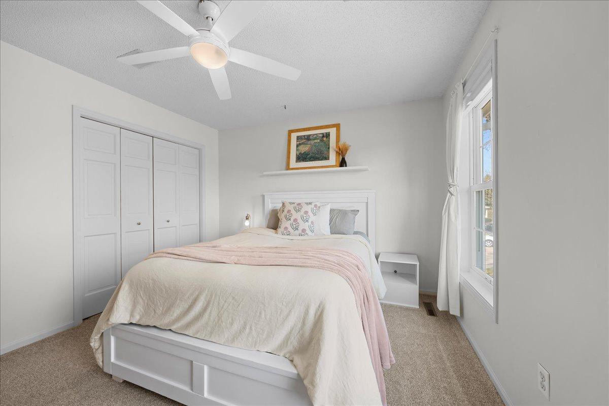 Ceiling fan for those not so hot days.