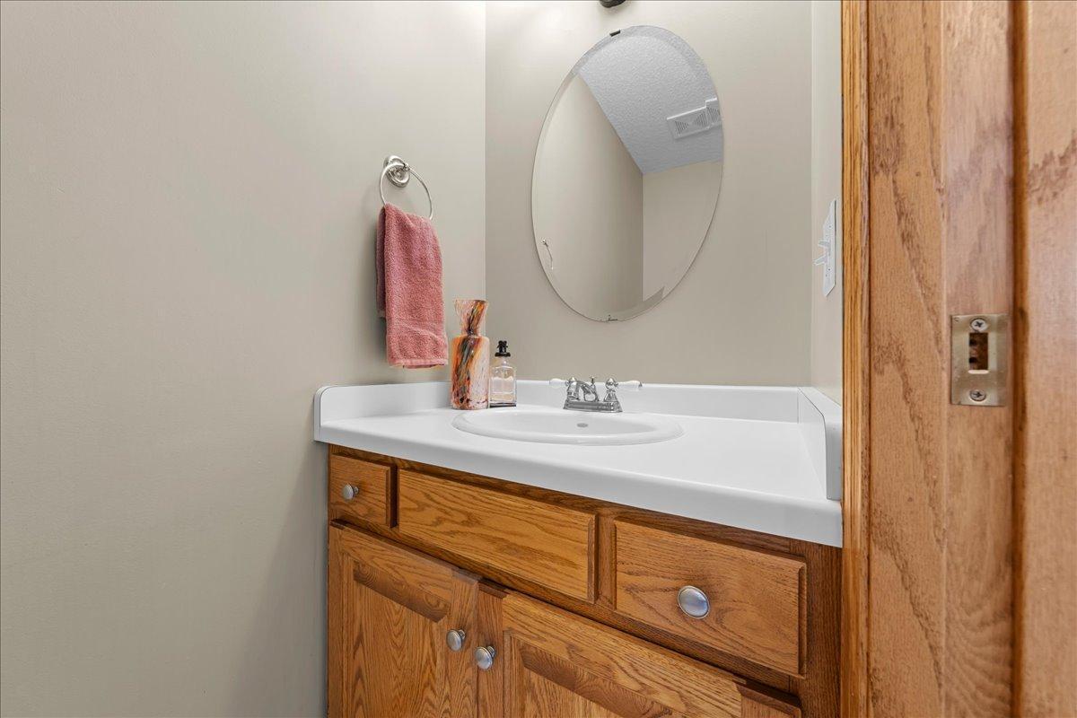 1/2 bath on main level.