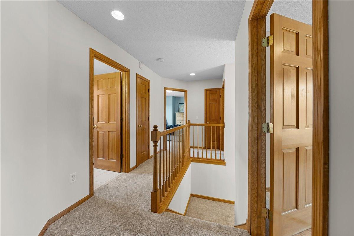 Upper level hallway.