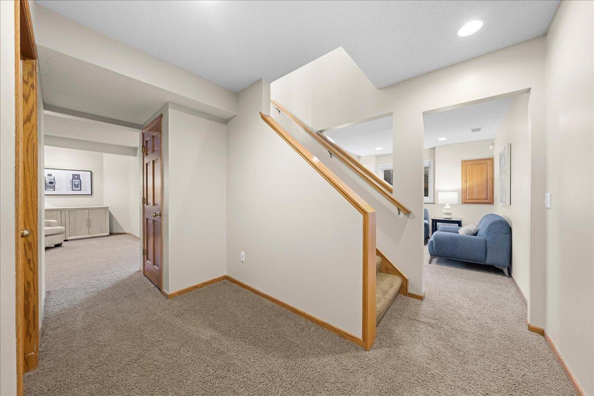 Stairs to lower level.