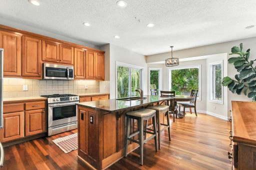 Beautiful kitchen with breakfast nook