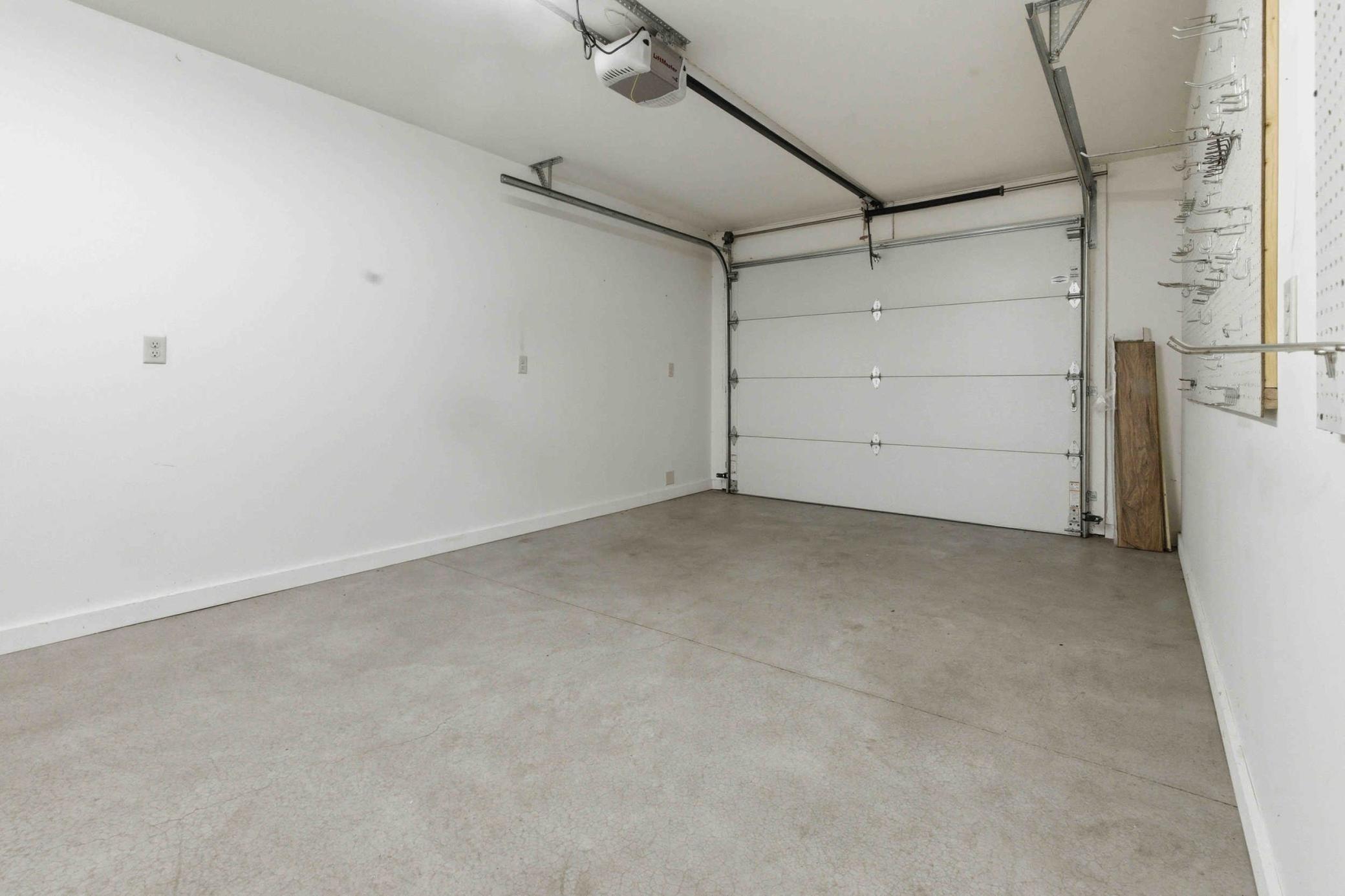 Heated double garage