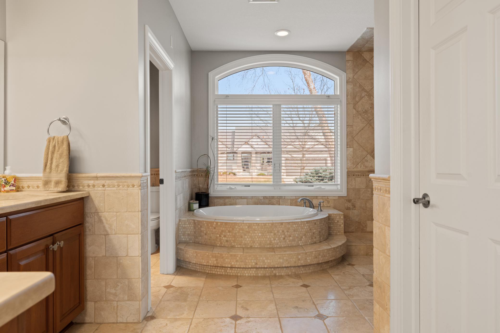 Tiled Soaking Tub