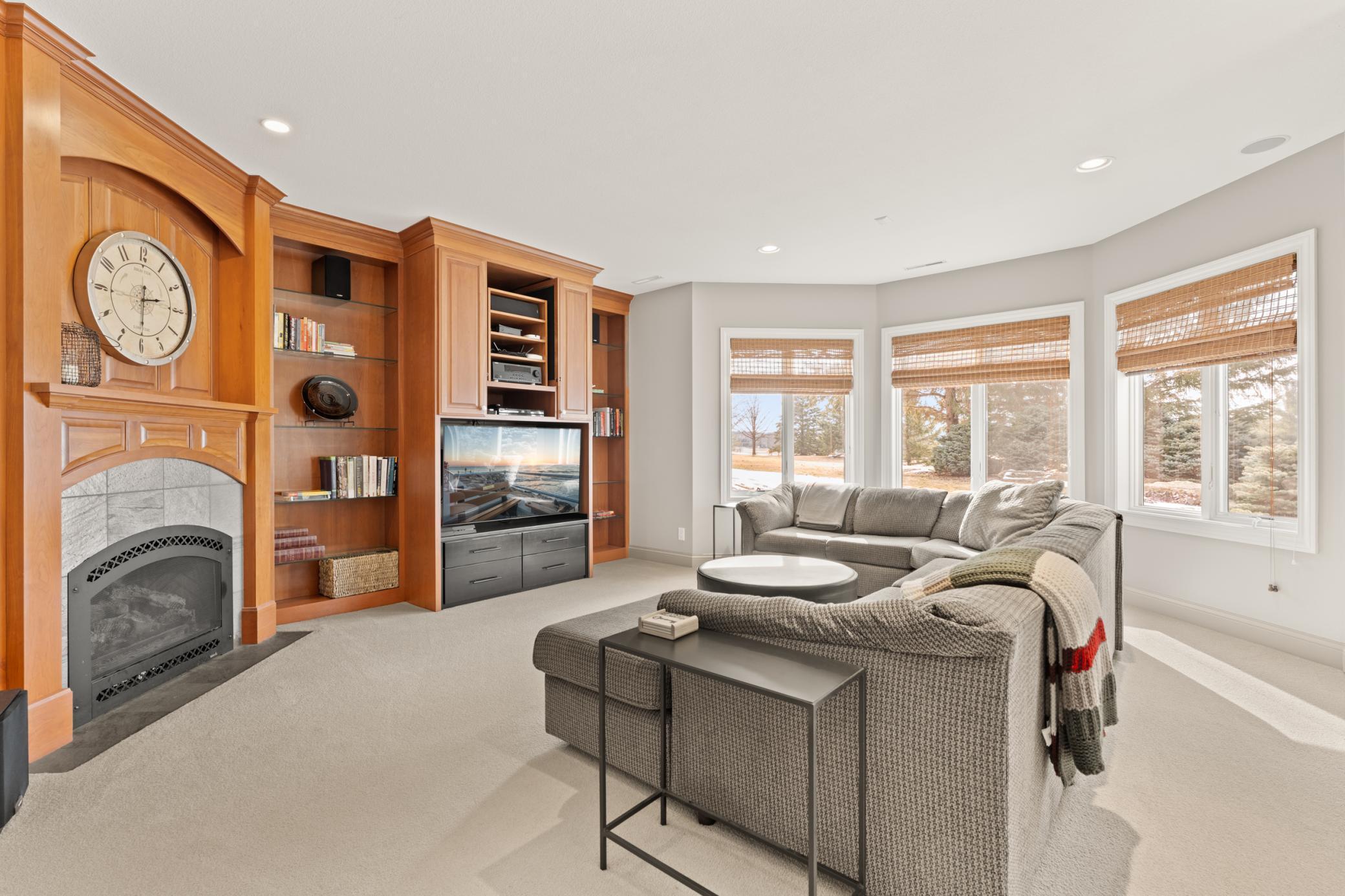 Cozy Fireplace w/ Buil-ins