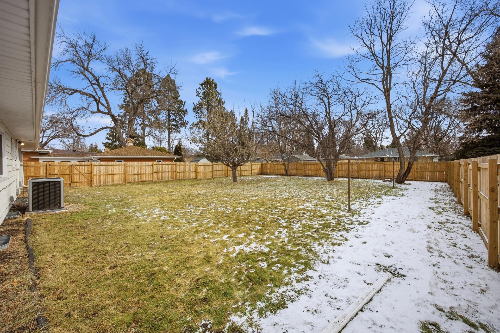 Fenced Backyard