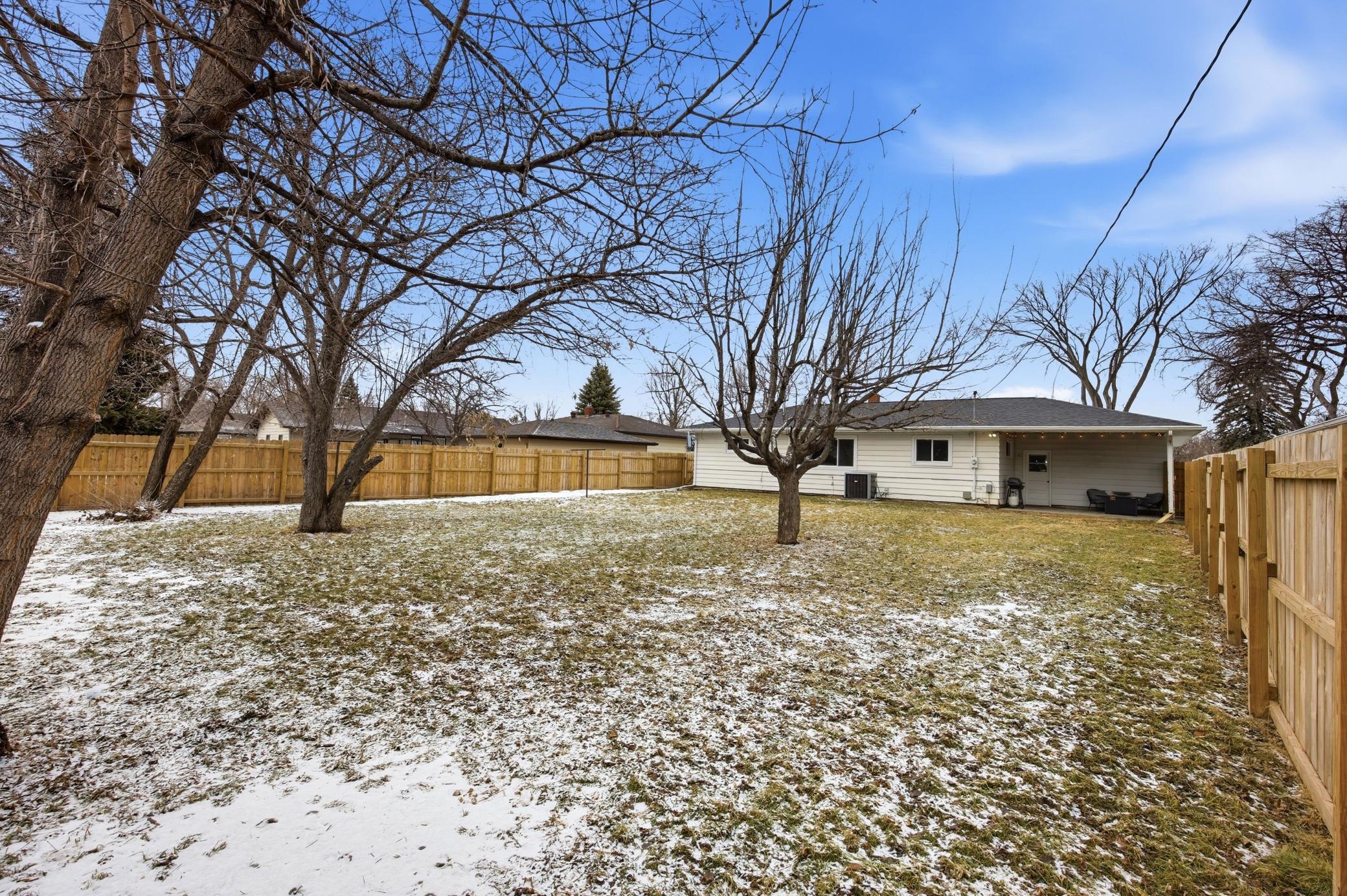 Fenced Backyard