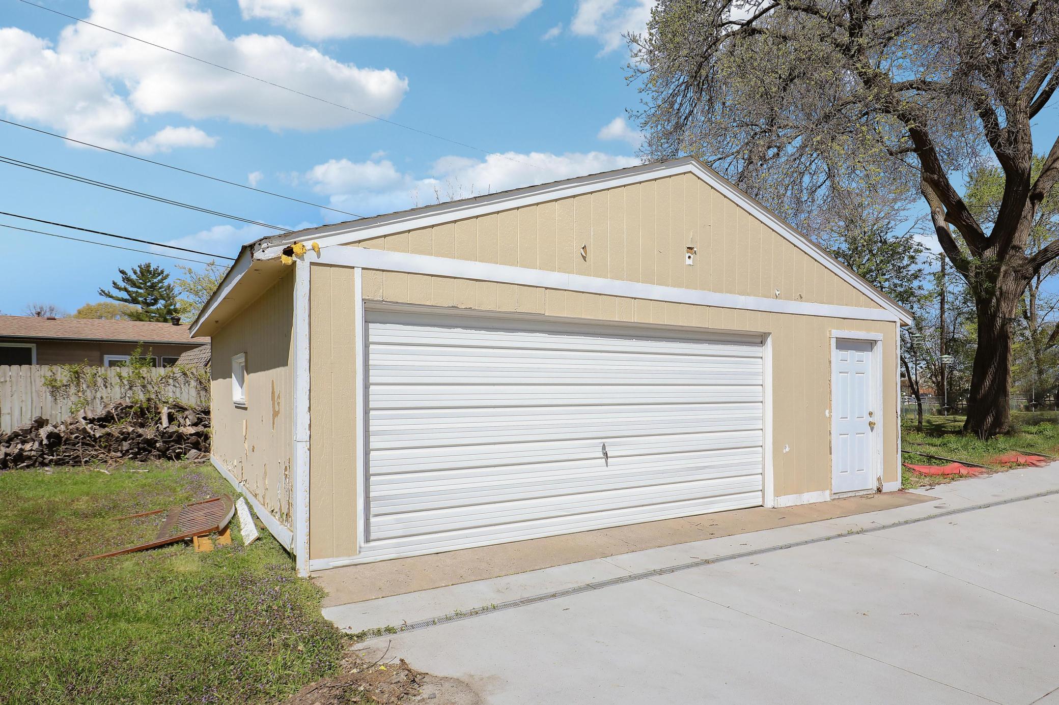 Two-car garage