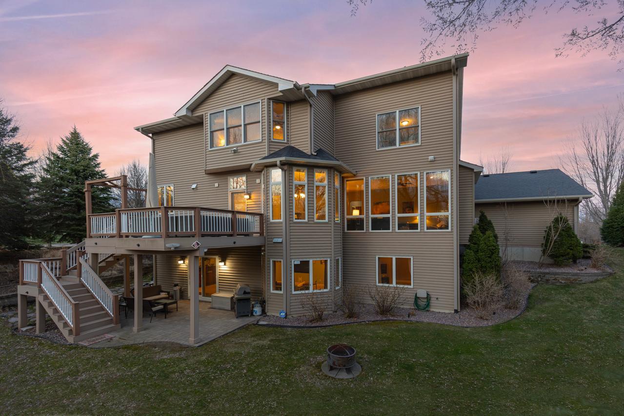 Expansive patio spaces ideal for entertaining
