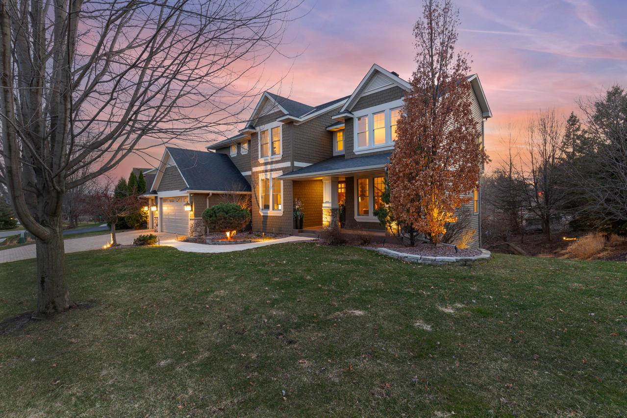 Professionally landscaped grounds offering privacy and beauty