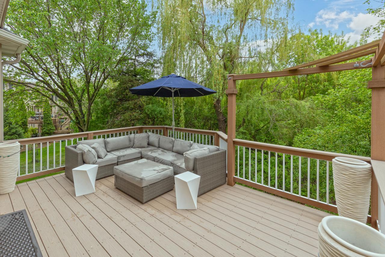Composite deck with under-decking system