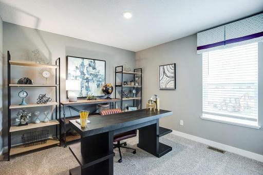Each of the homes three additional bedrooms are also abundant in size! Picture of previously built model home, finishes, selections, and colors will vary.
