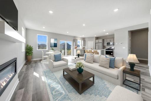 Perfect space for entertaining! Virtually staged photo.