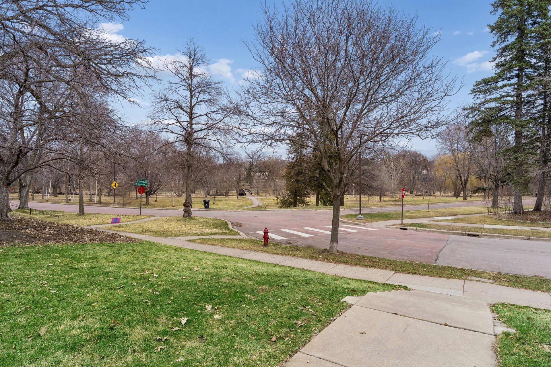 Directly across from the Parkway