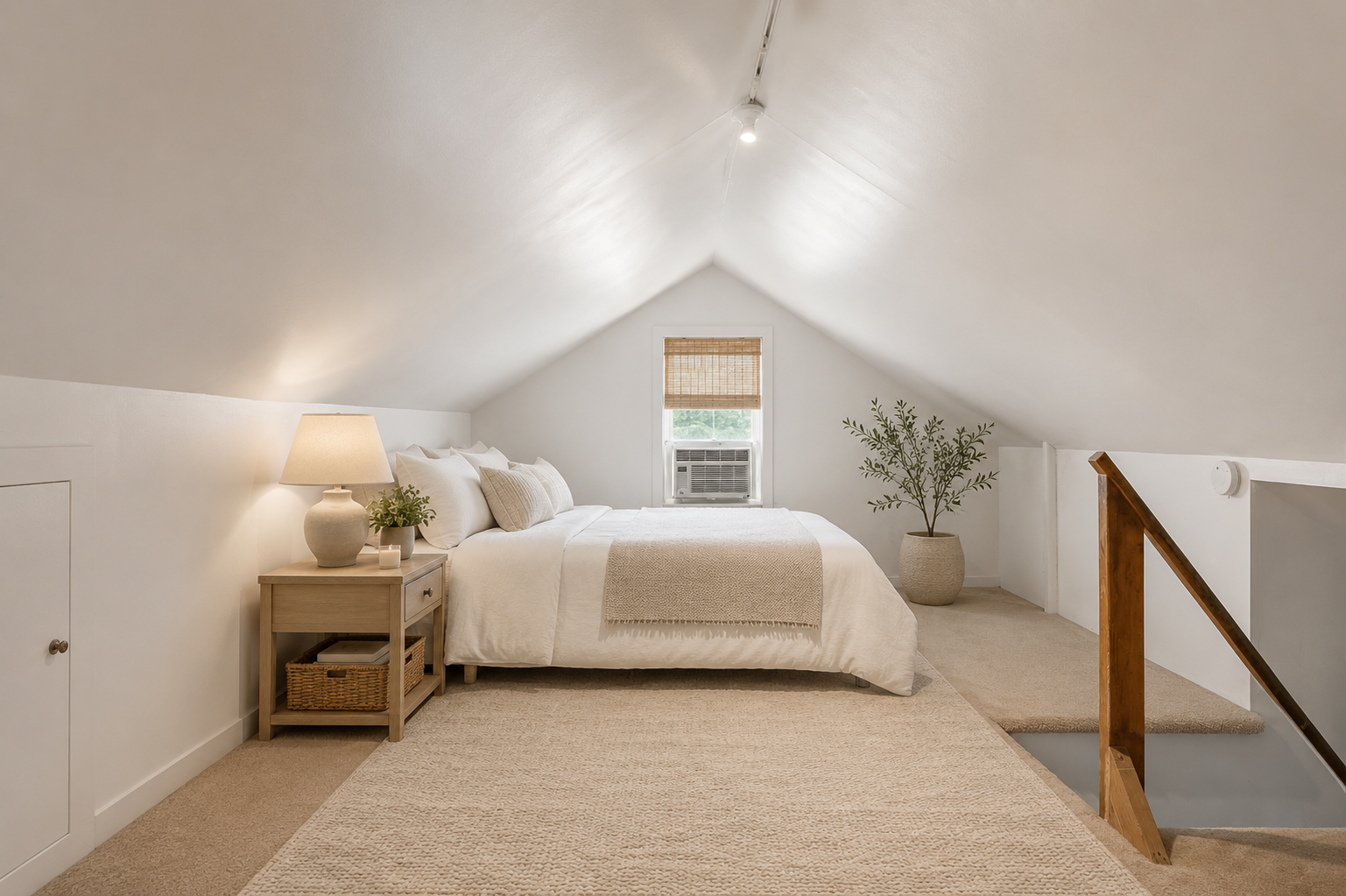 Upper level flex space with potential for non-conforming sleeping areas and so much more. Virtually staged to show possibilities.