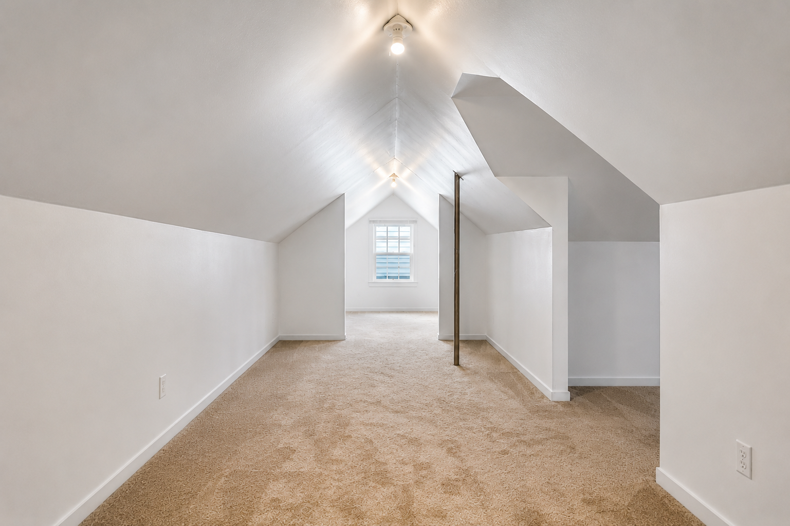 Upper level offers abundant space for office, hobbies, guests, or storage.