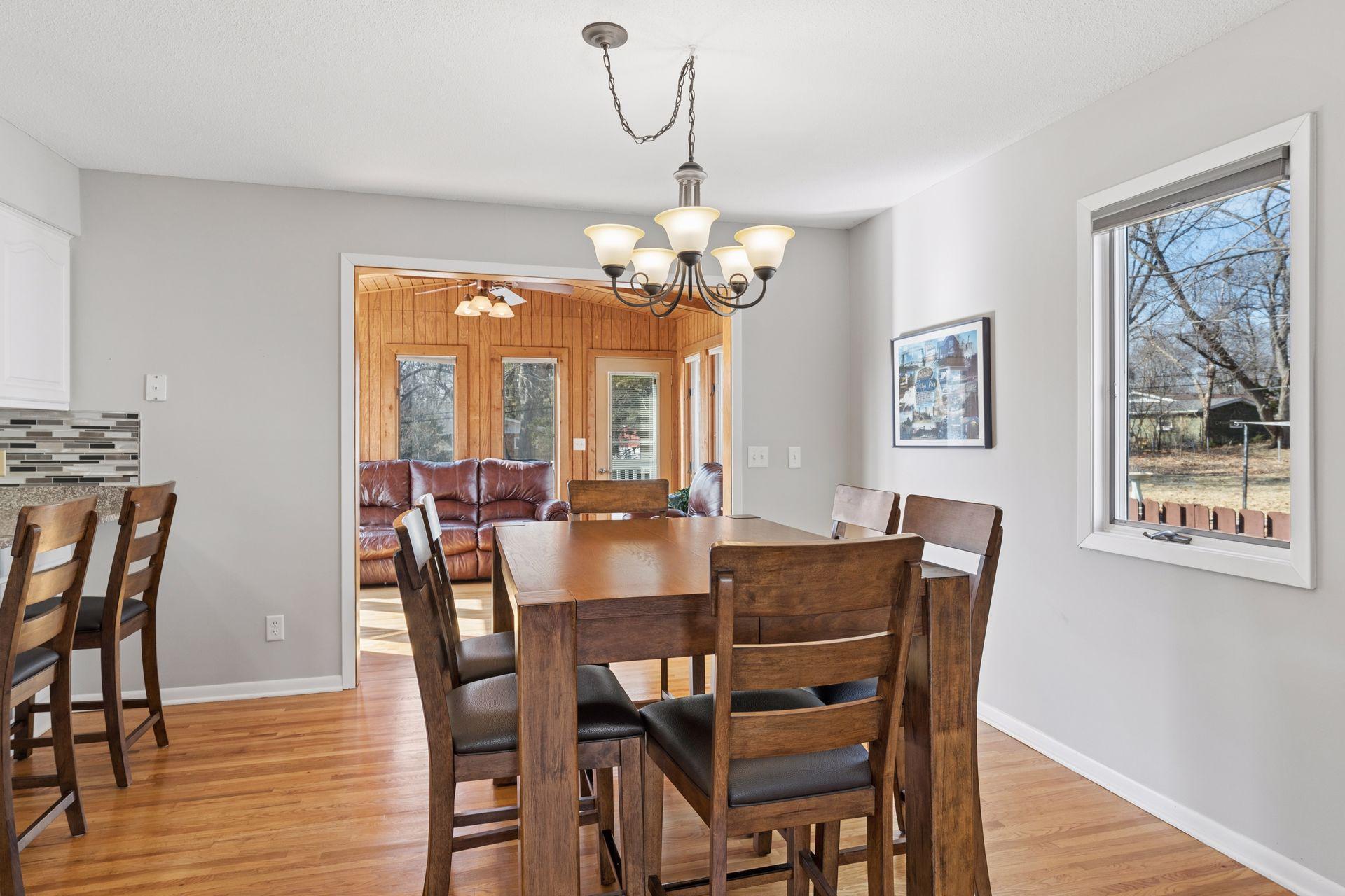 Informal dining room.