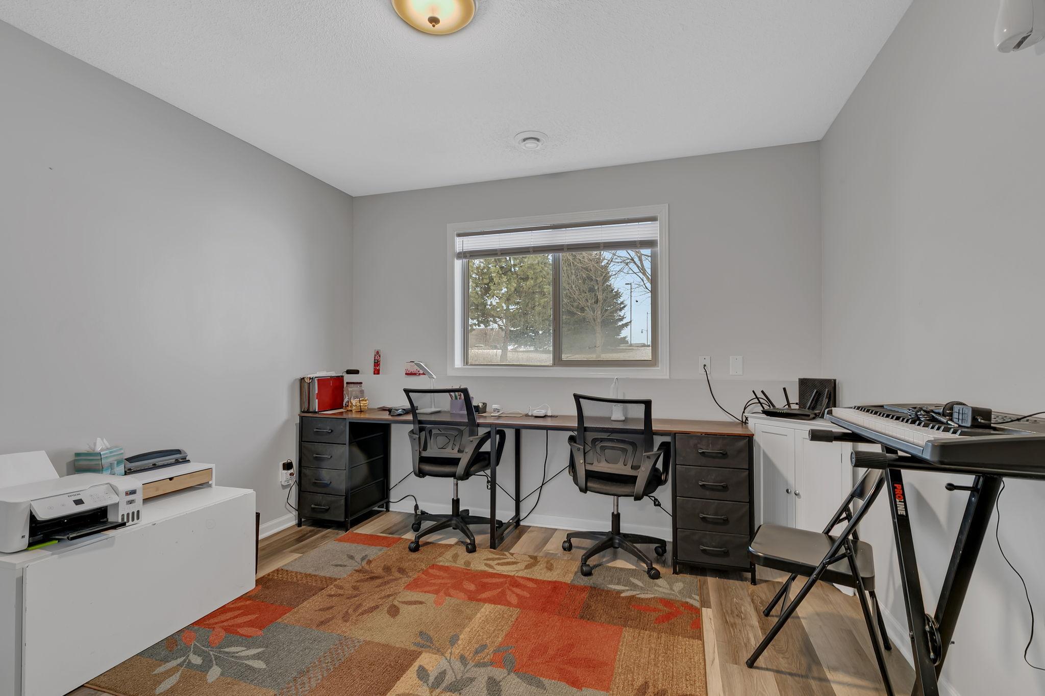 Lower level 3rd bedroom