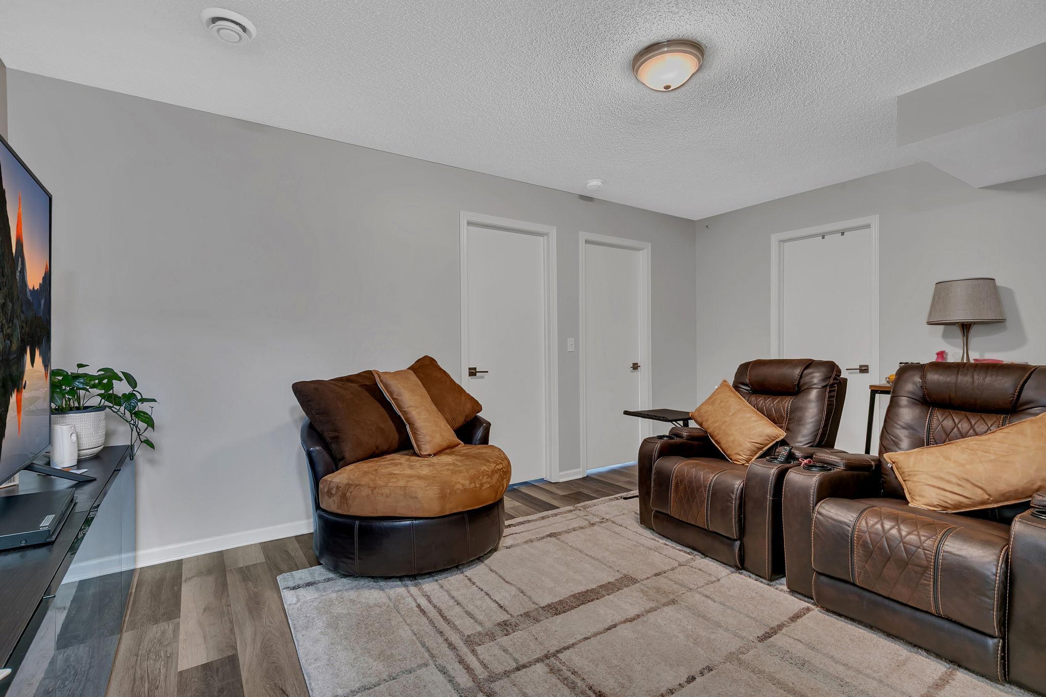 Lower level family room