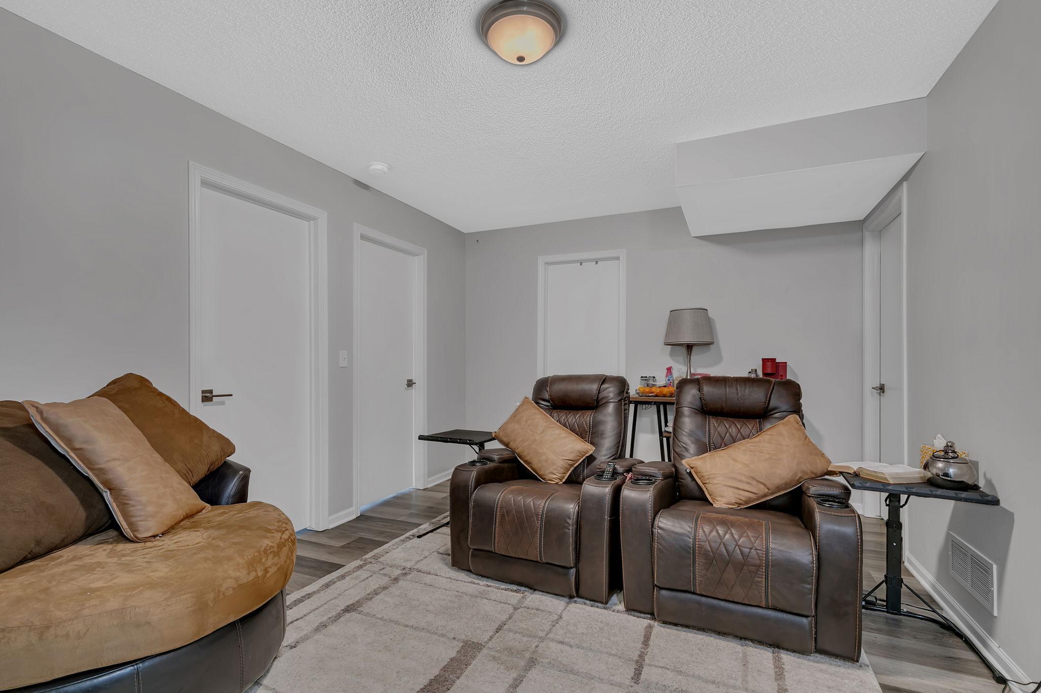 Lower level family room