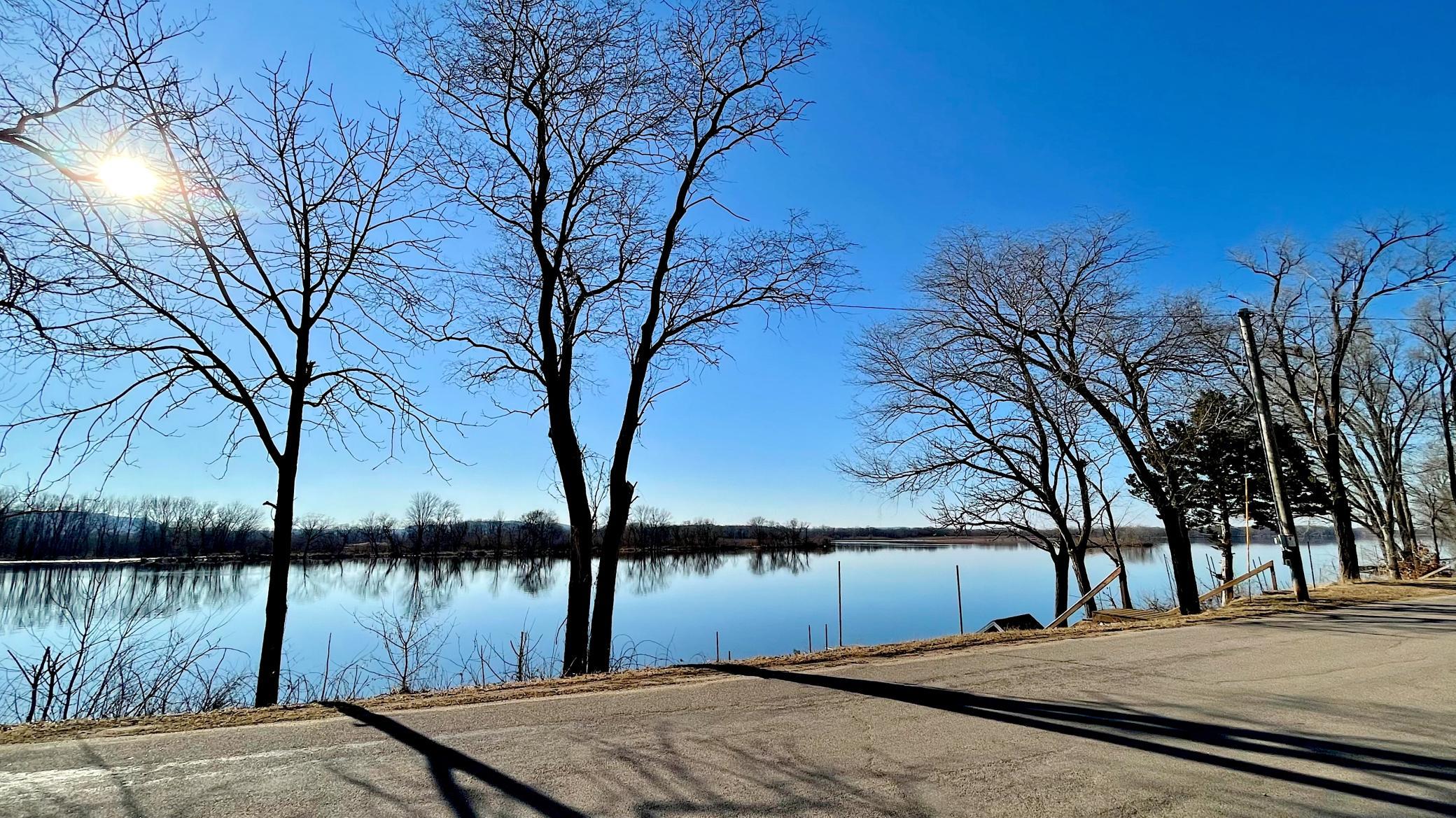 This view is just a few blocks west of the property