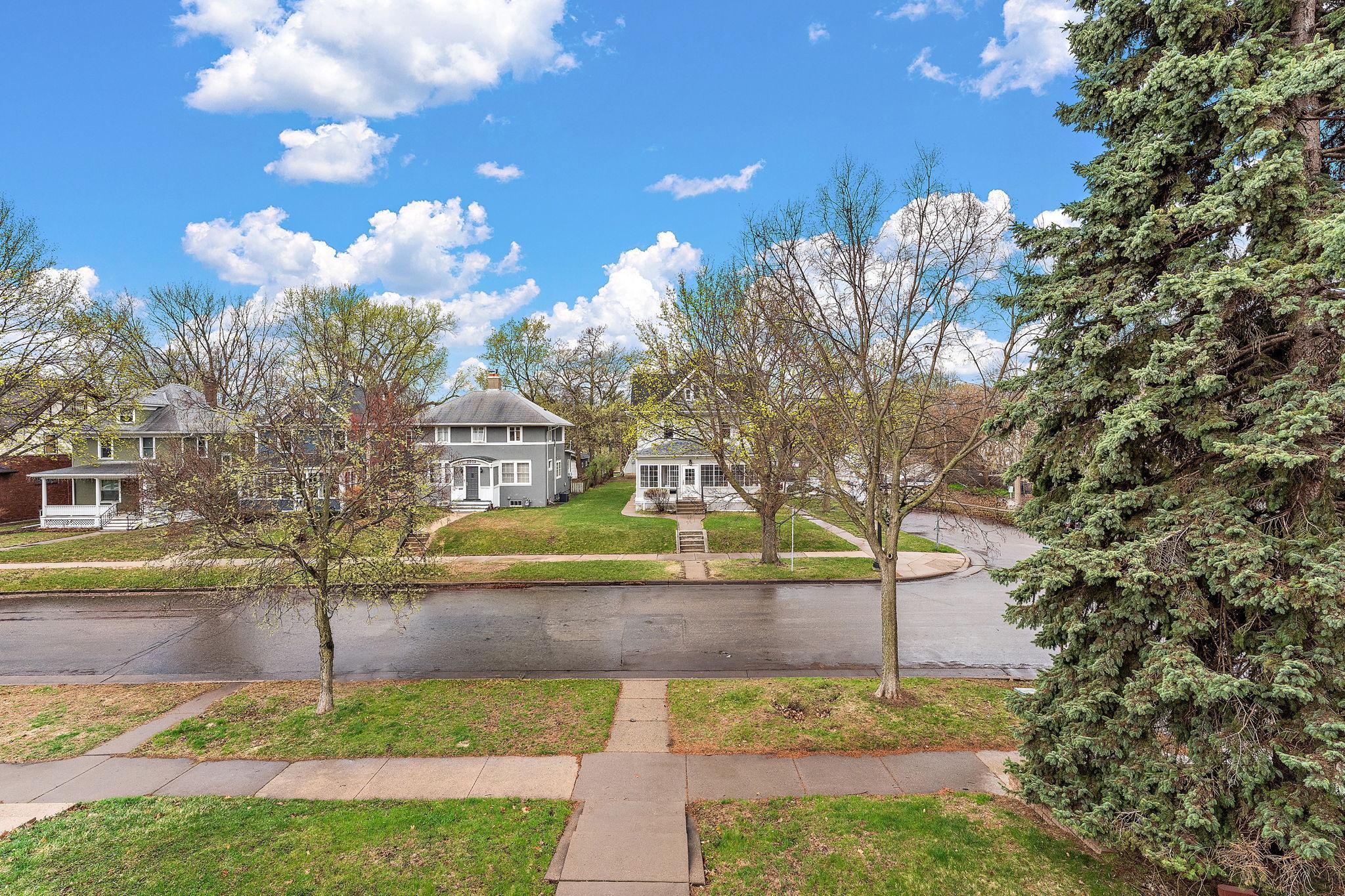 View from main floor porch