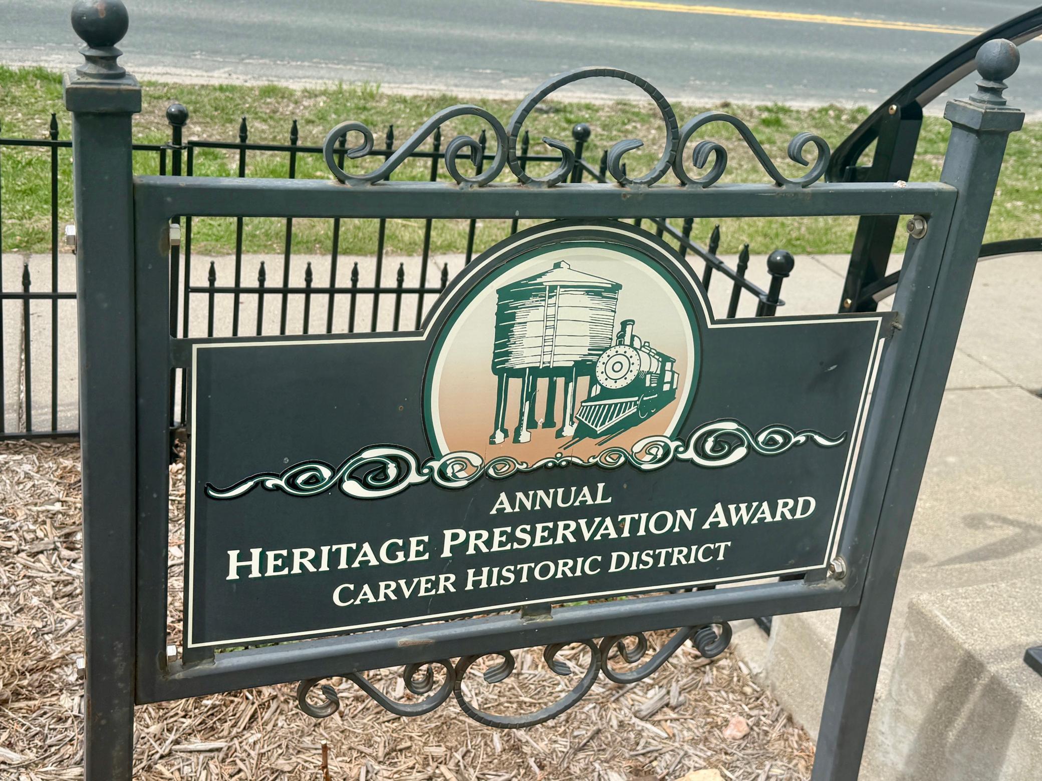 The home received the annual Heritage Preservation Award in 2025.