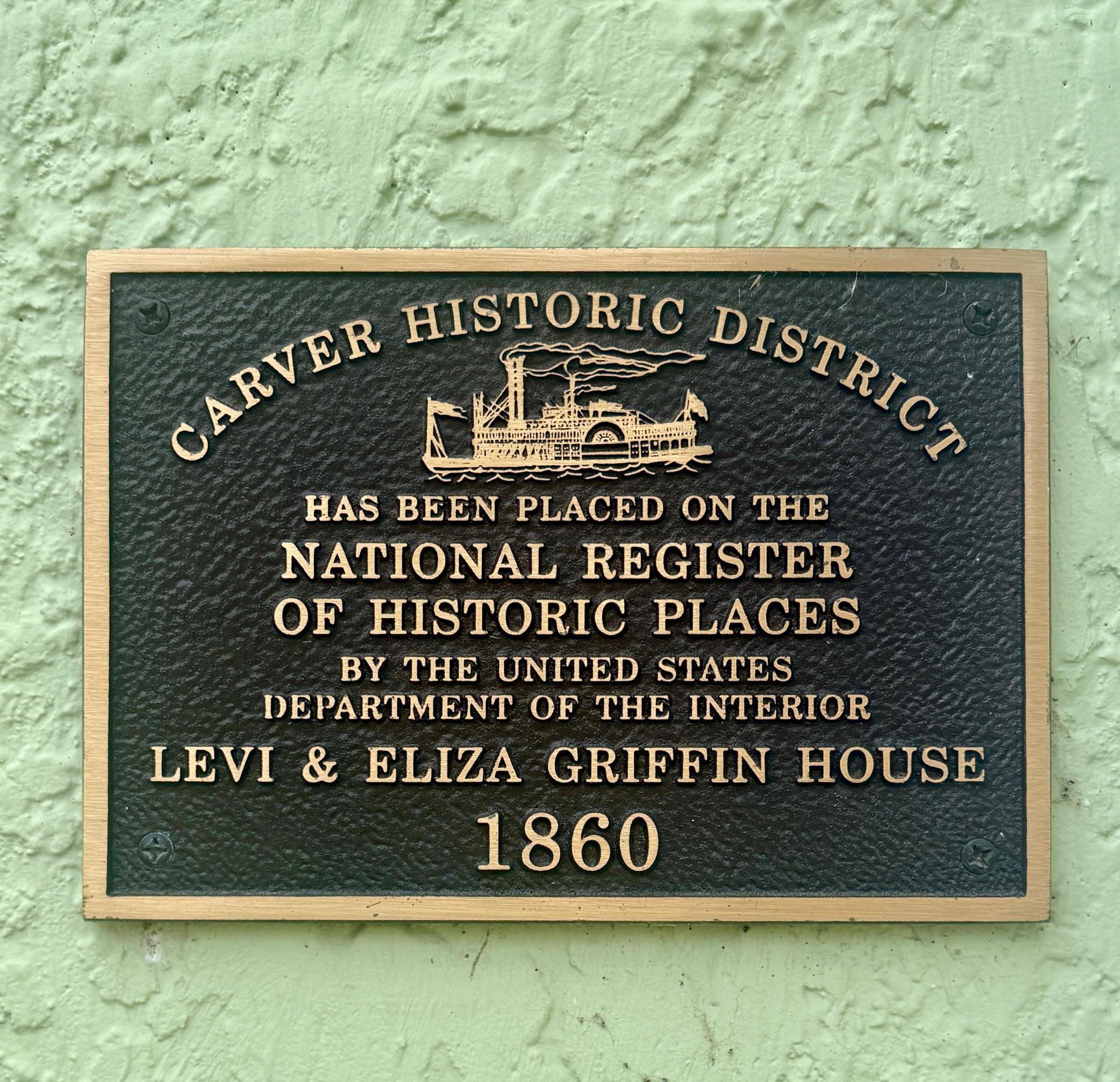 Own a Piece of History! Levi & Eliza Griffin House Est 1860