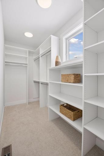 Primary walk-in closet
