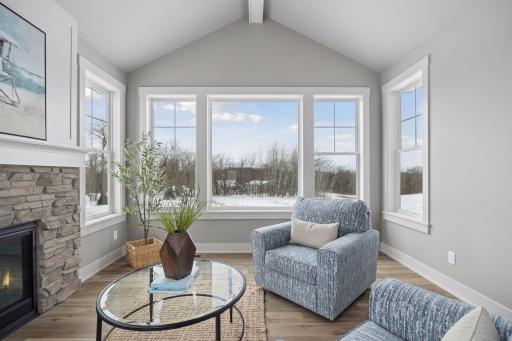 Drenched in natural sunlight