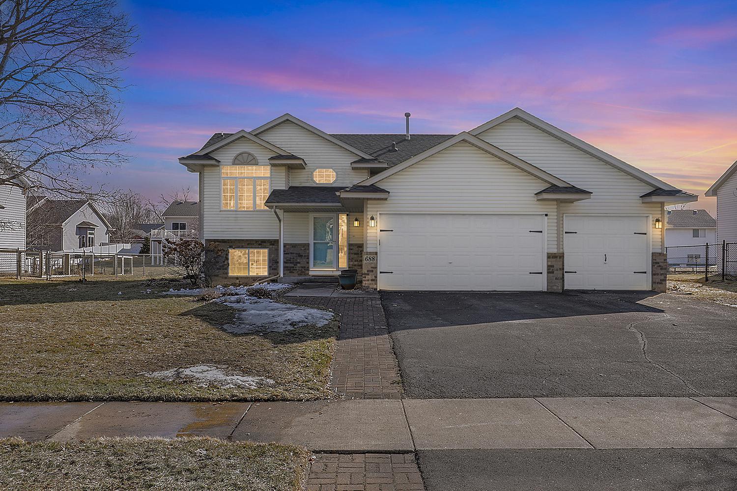 Spacious, & flooded with light, your new home awaits!