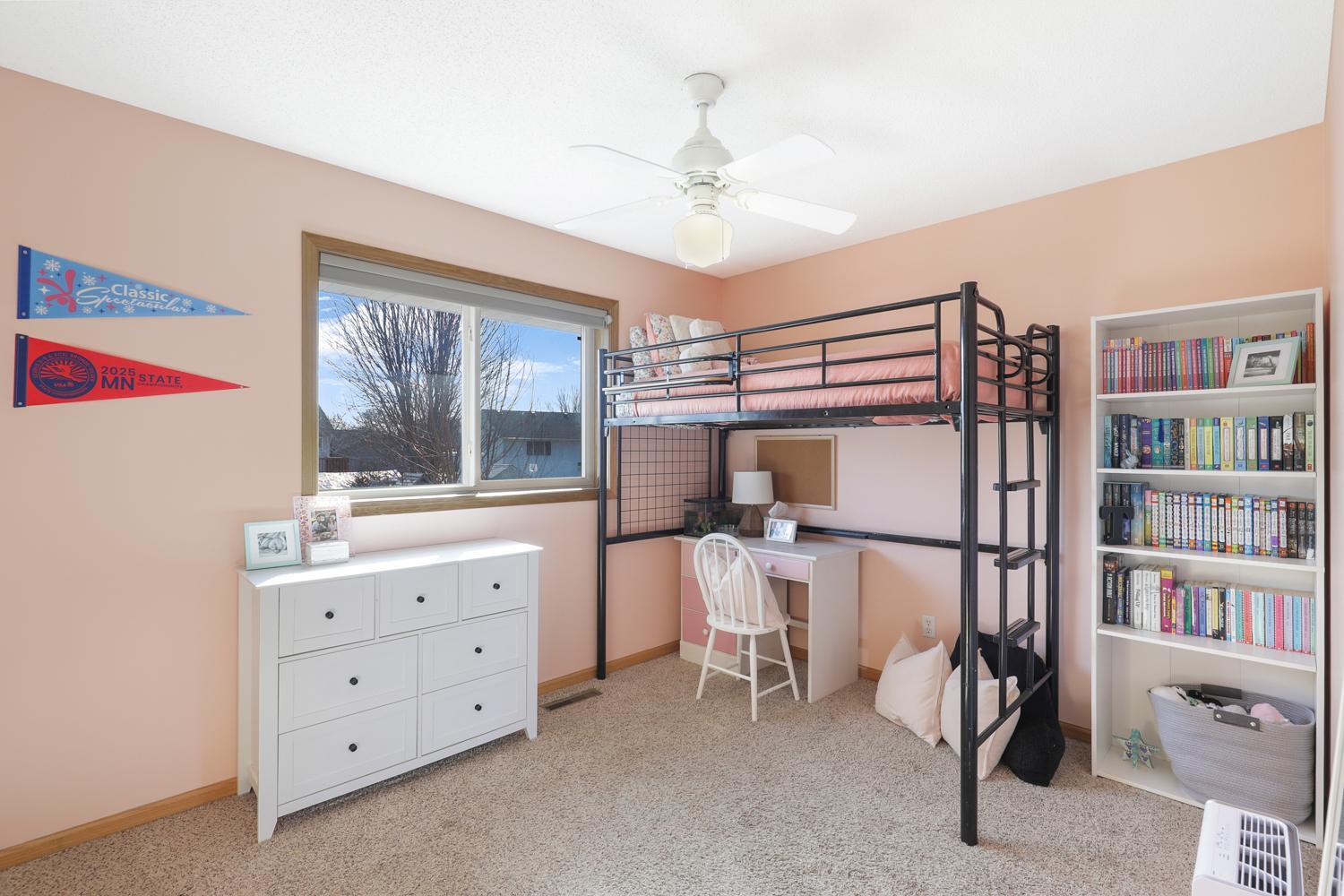Second of three bedrooms on the main floor.